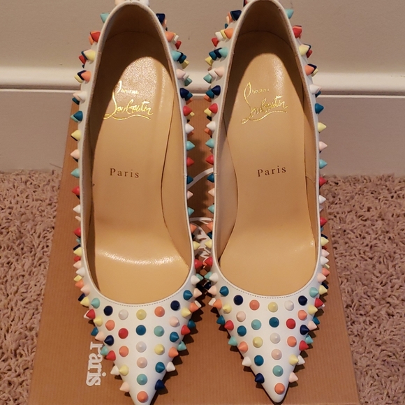Christian Louboutin Shoes - Christian Louboutin multi color spike pumps